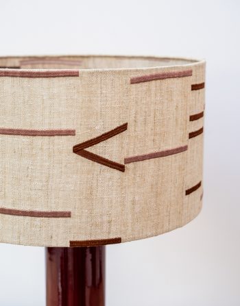PANTALLA CILÍNDRICA LABE WOOD