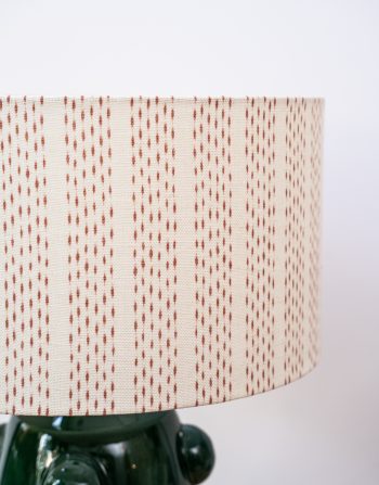 PANTALLA CILÍNDRICA IKAT STRIPE JM