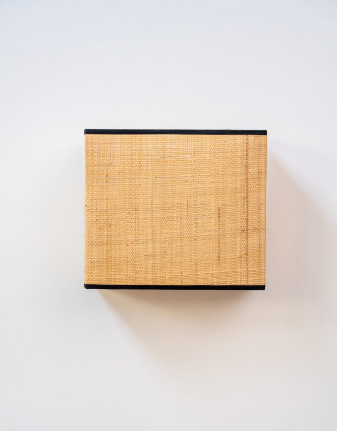 APLIQUE RECTANGULAR RAFIA